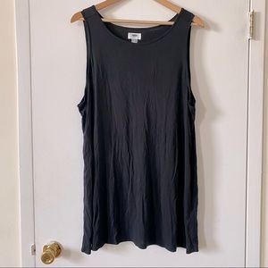 Old Navy Tunic Length Tank Top Black Plus Size 2X Never Worn